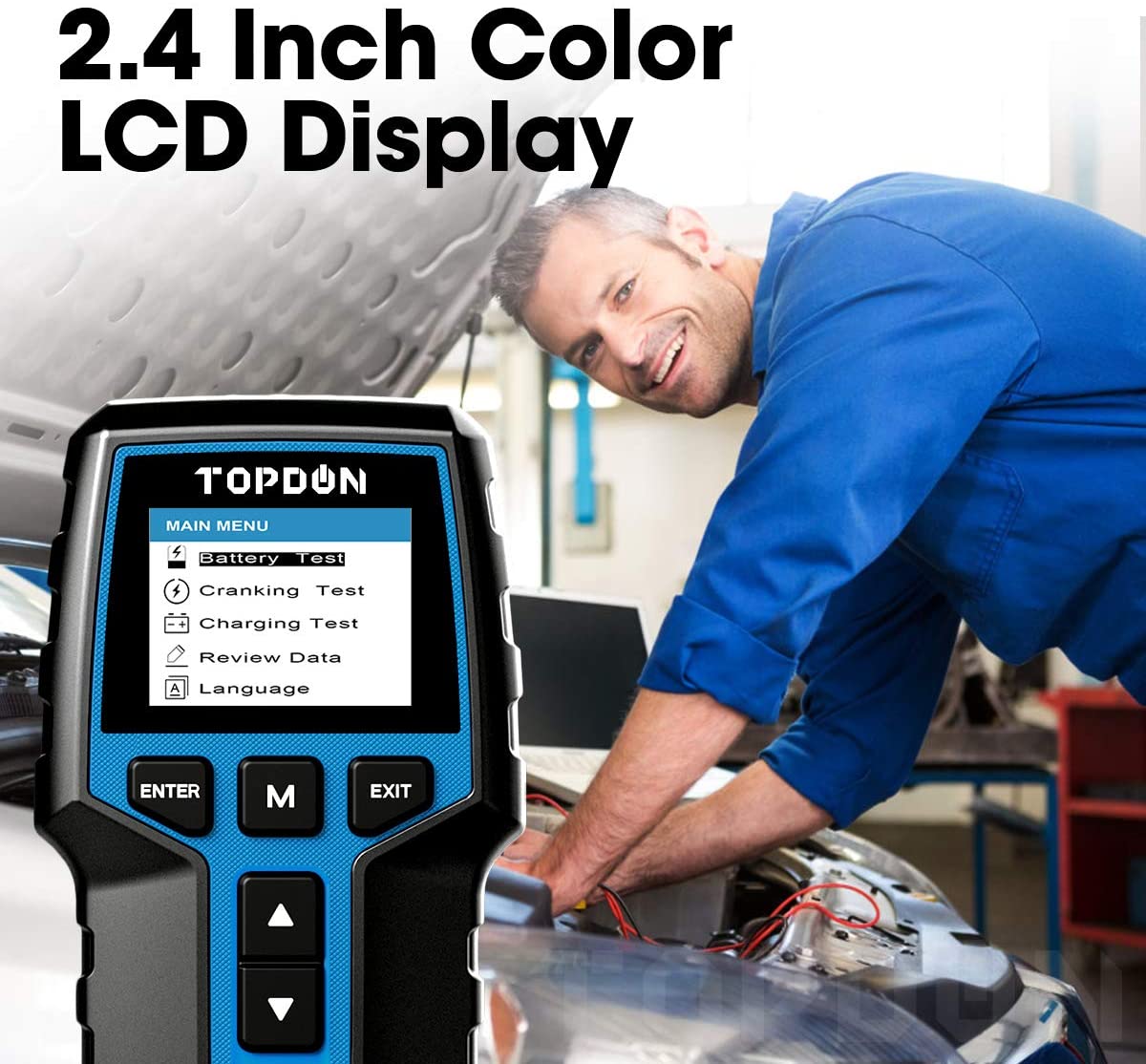 Topdon Bt V V Car Battery Tester Digital Automotive Diagnostic