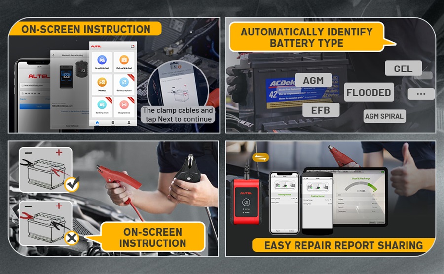 Autel MaxiBAS BT506 6V/12V Car Battery Electrical Analysis Tool