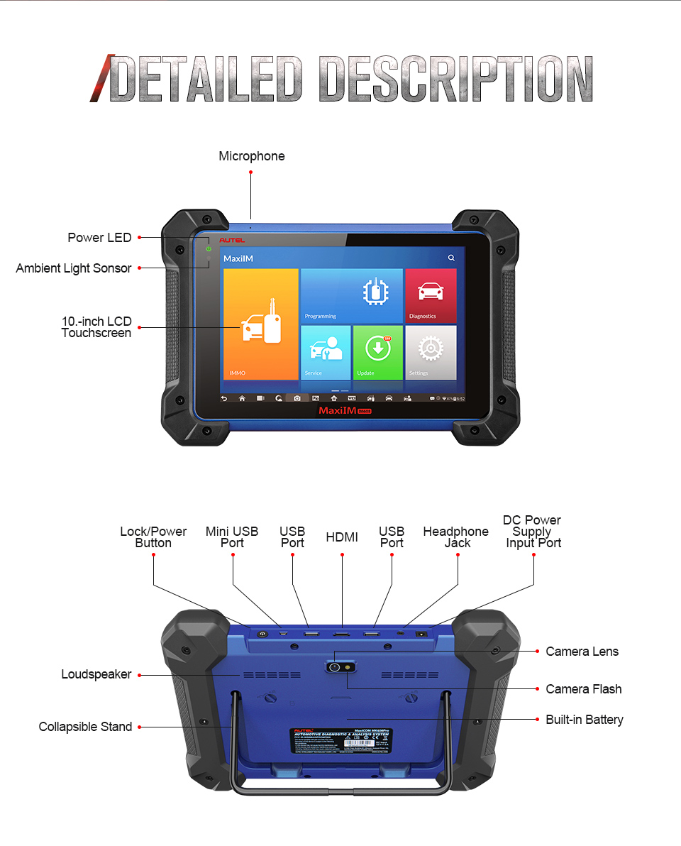 Autel MaxiIM IM608 Pro Top IMMO Key Programming Tool