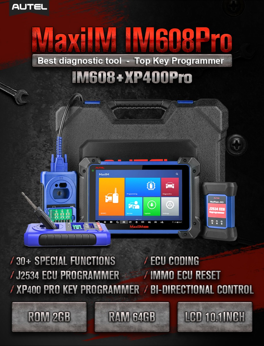 Autel MaxiIM IM608 Pro Top IMMO Key Programming Tool