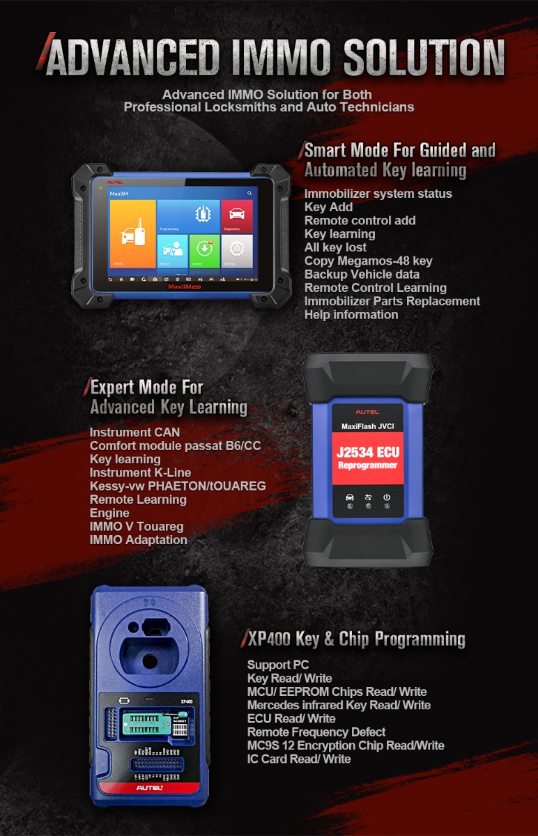 Autel MaxiIM IM608 Pro Top IMMO Key Programming Tool