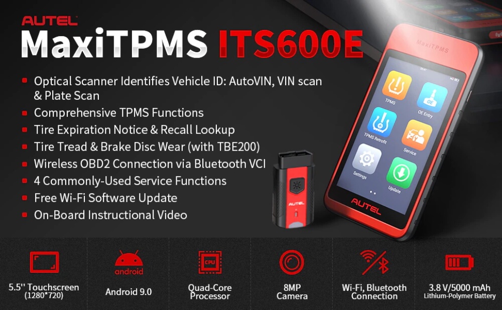 2023 Autel MaxiTPMS ITS600E Alle TPMS-Diagnosewerkzeuge