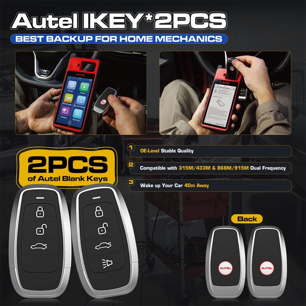 Autel MaxiIM KM100E IMMO Key Fob Outils d'immobilisation de programmation