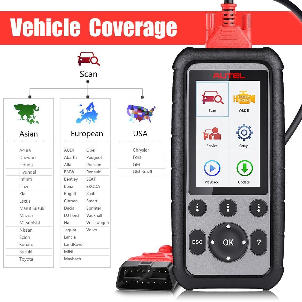 Autel MaxiDiag MD806 Pro OBD2 Scanner Car Automotive Diagnostic Tool