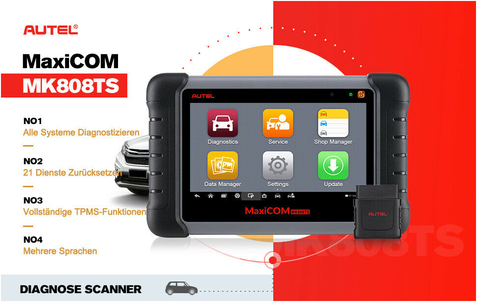 Outil de diagnostic Autel MK808TS