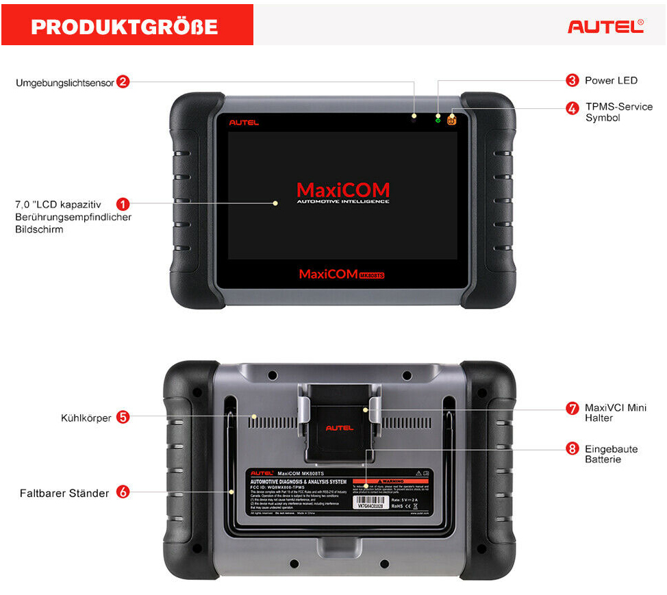 Autel MK808TS diagnostic tool