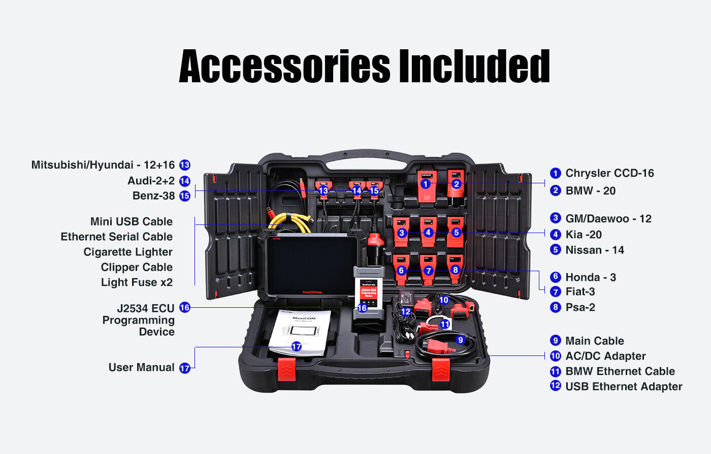 Autel MK908P Diagnosescanner 