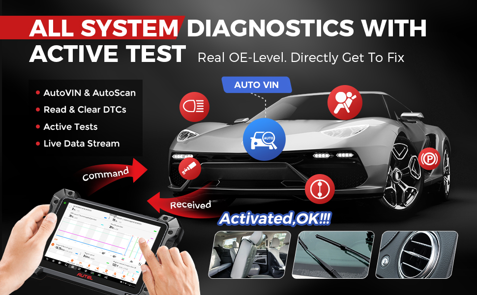 Autel MK908 PRO II Car Diagnostics