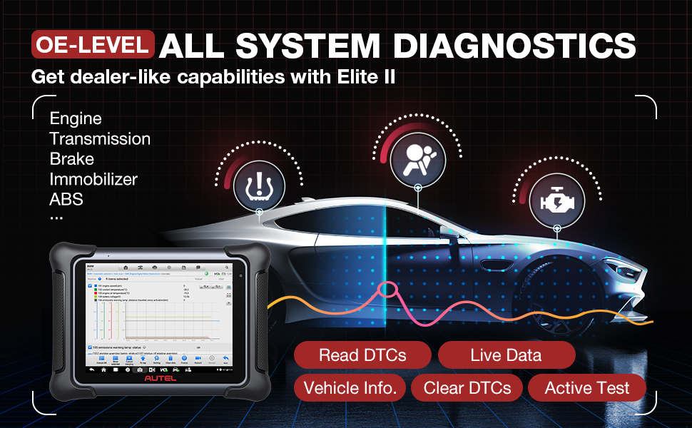 Scanner de diagnostic Autel Maxisys Elite 2 de la dernière version 2023