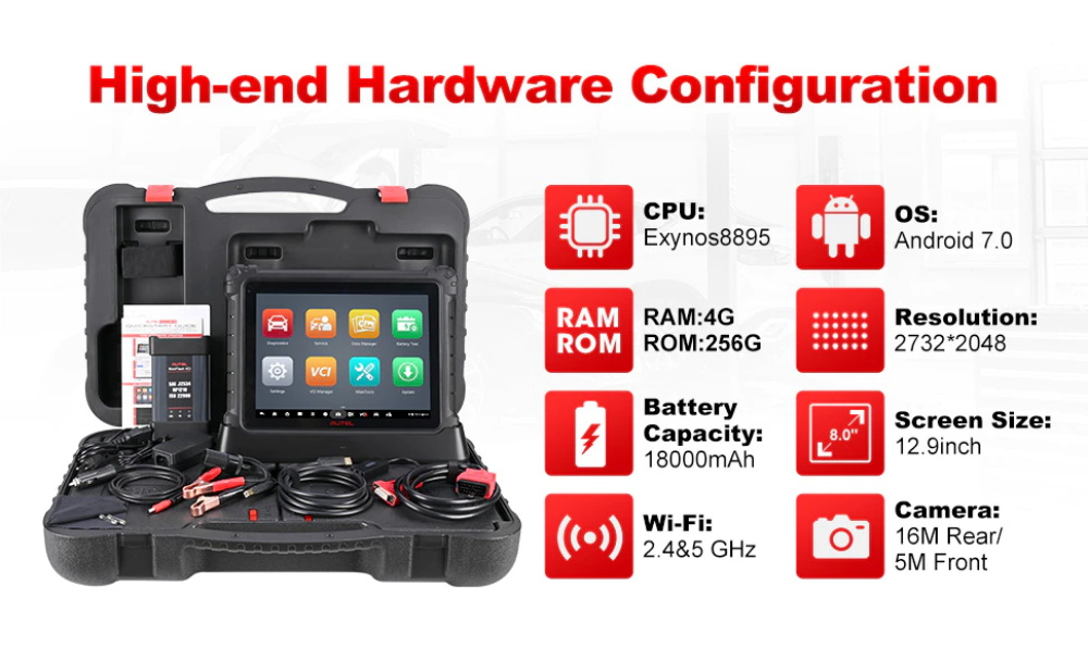 New Autel MaxiCOM Ultra Lite Automobile Full Systems Diagnostic Tool