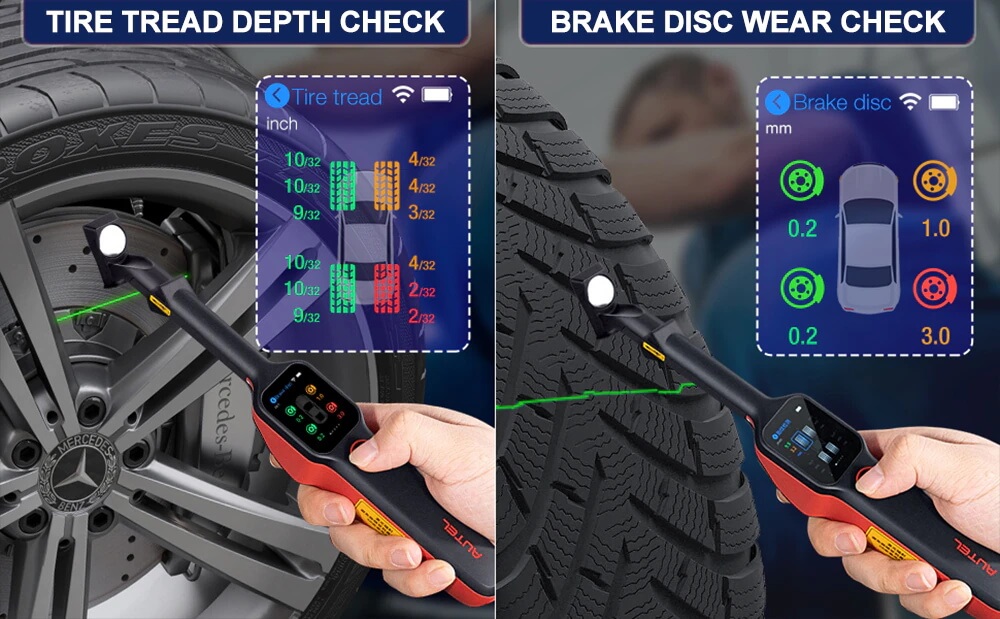 Autel MaxiTPMS TBE200E 2IN1 Tire Tread Depth Tester