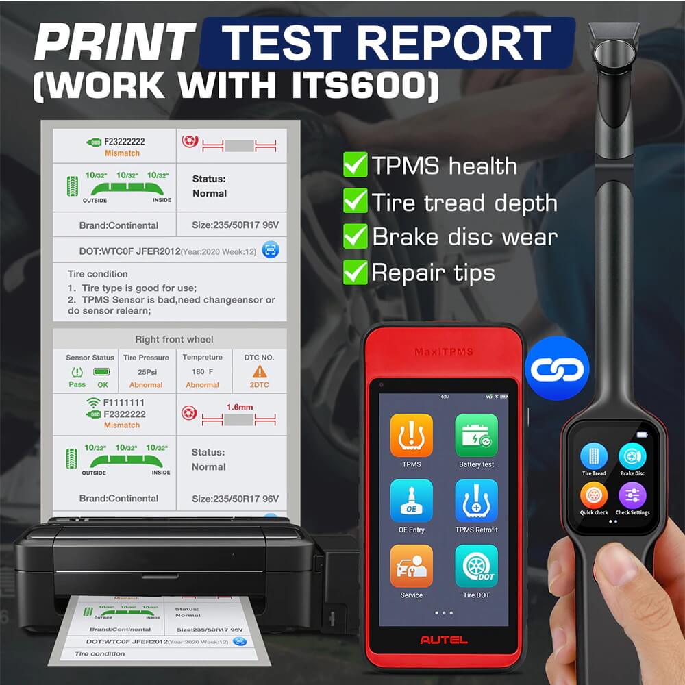 Autel MaxiTPMS TBE200E 2IN1 Tire Tread Depth Tester