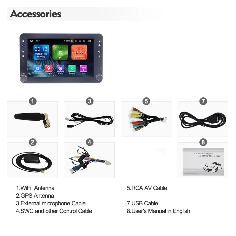 7 inch Android 11.0 4G LTE car radio