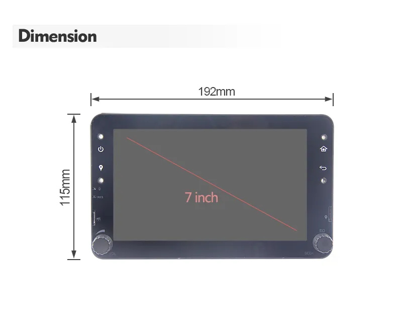 Autoradio 7 pouces Android 11.0 4G LTE