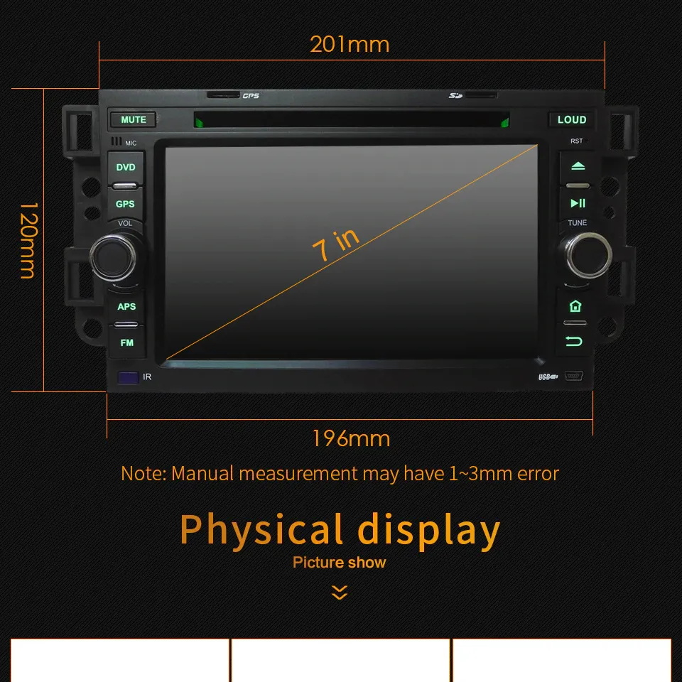 7 inch Android 12.0 car radio