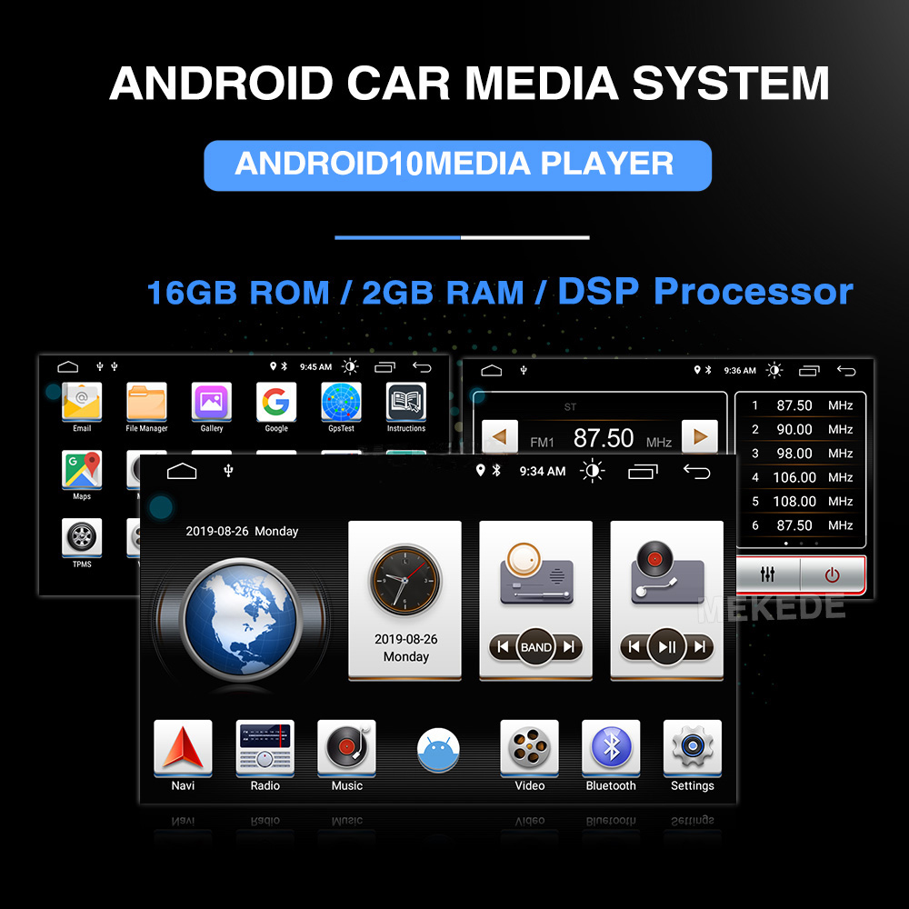 6.2 inch Android 10.0 car radio