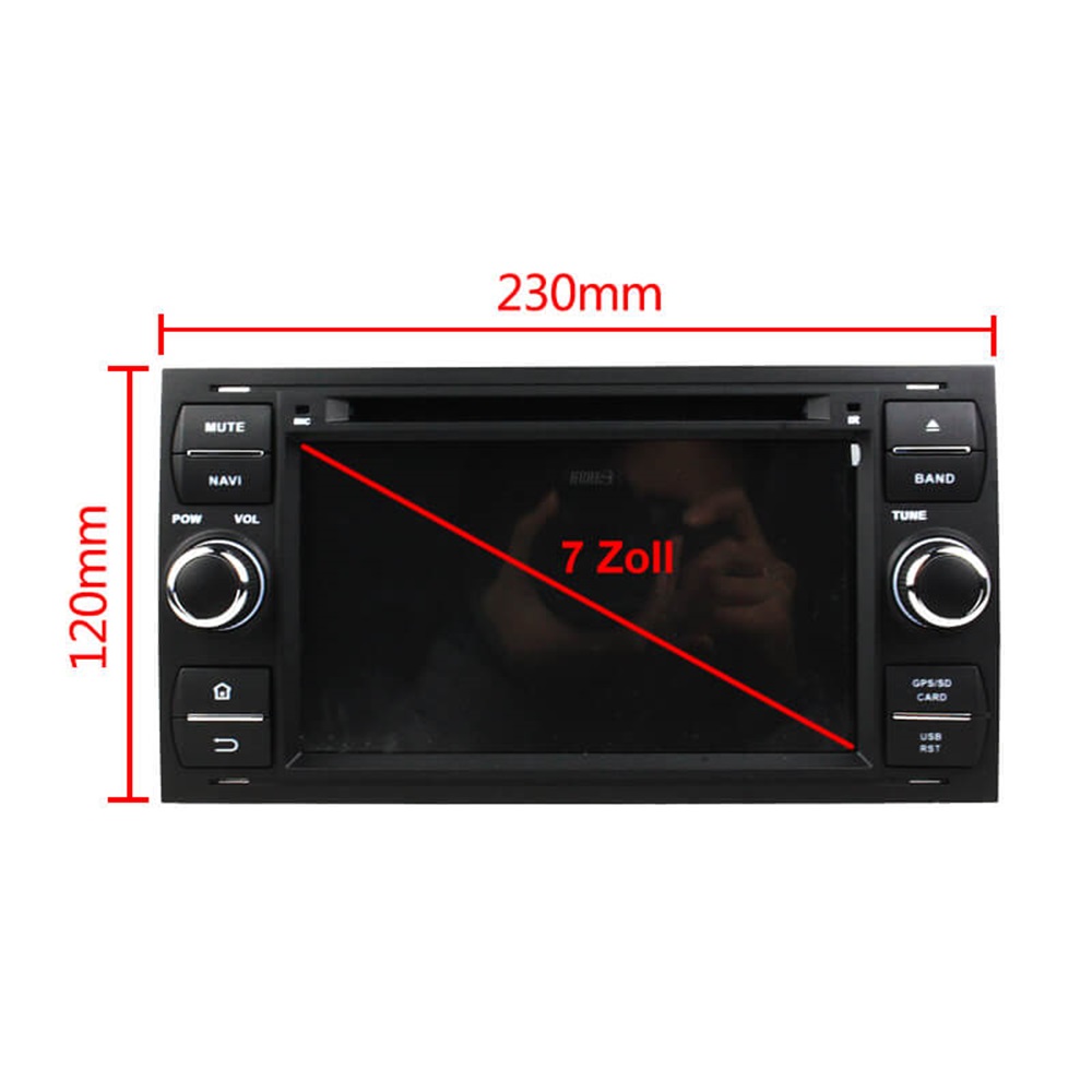 7 inch Android 12.0 4GB RAM 64GB ROM car radio