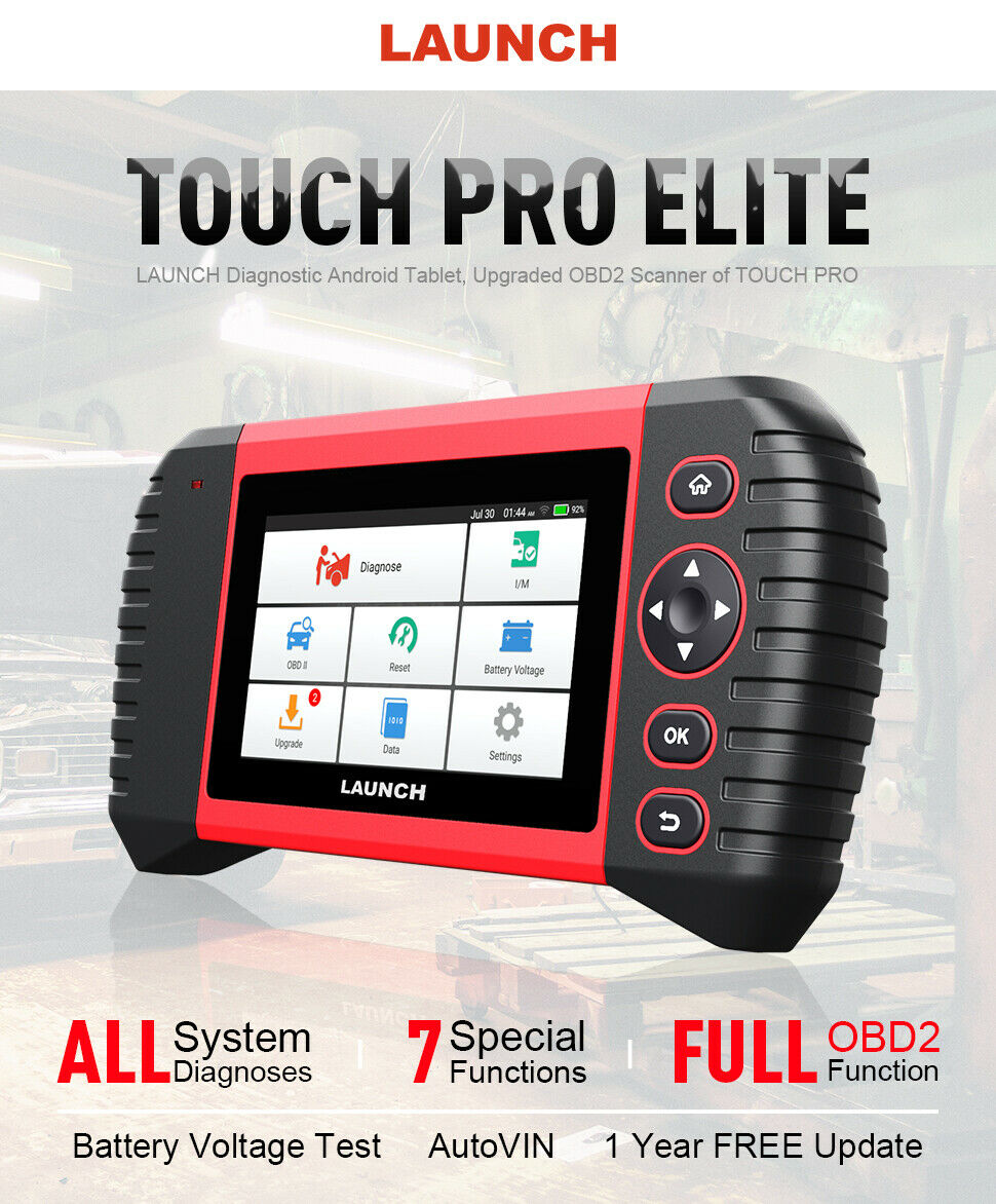 2021 Launch CRP Touch Pro Elite KFZ Diagnosegerät Auto OBD2 Scanner ALLE System