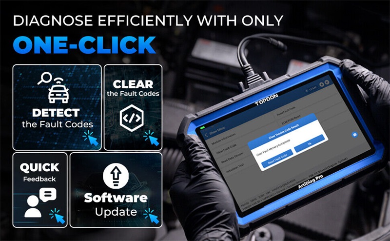 TOPDON ArtiDiag PRO is a comprehensive automotive diagnostic tool