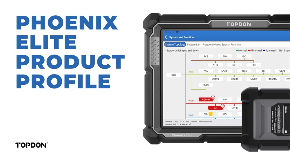 The Phoenix Elite is a professional diagnostic scanner