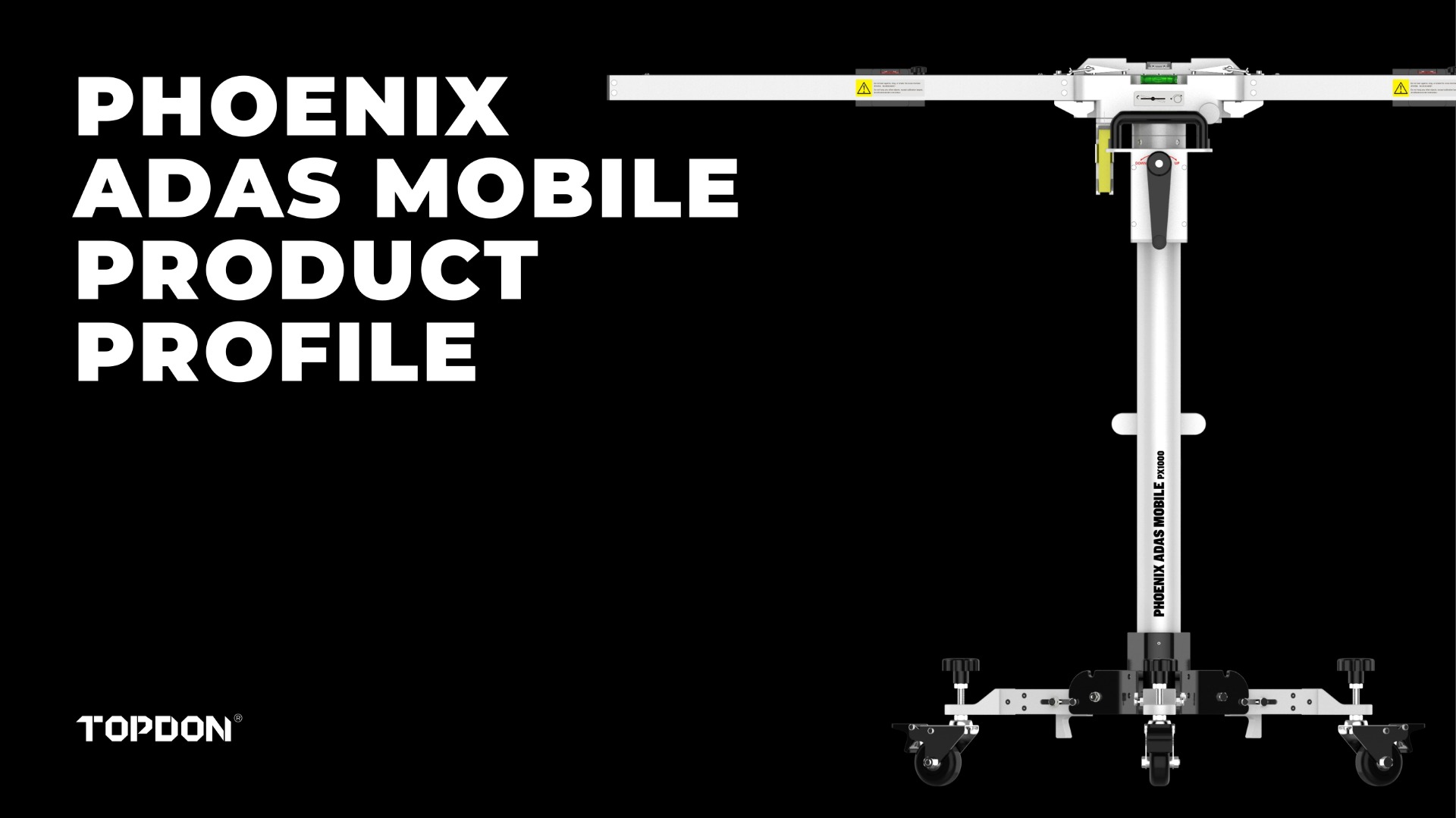 TOPDON's Phoenix Mobile ADAS is a foldable calibration frame