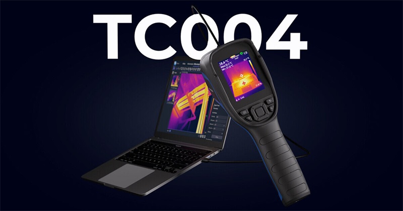 TOPDON TC004 handheld thermal imaging camera