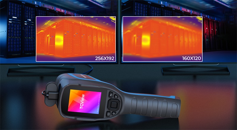 TOPDON TC004 handheld thermal imaging camera