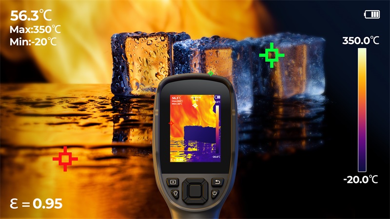 TOPDON TC004 handheld thermal imaging camera