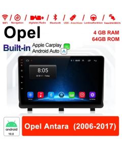 9 Zoll Android 10.0 Autoradio / Multimedia 4GB RAM 64GB ROM Für Opel Antara 2006-2017 Mit DSP Built-in Carplay Android Auto