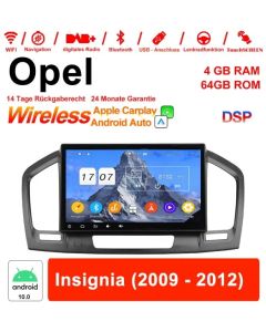 9 Zoll Android 12.0 Autoradio / Multimedia 4GB RAM 64GB ROM Für OPEL INSIGNIA 2009 - 2012 Mit WIFI NAVI Built-in Carplay