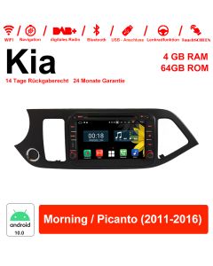 Autoradio / Multimédia Pour Kia Morning / Picanto 2011-2016 Avec WiFi NAVI Bluetooth USB