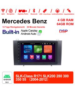 Autoradio/multimédia Android 12 pour Benz classe SLK R171 SLK200 280 300 350 55 2004-2012