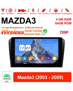 Autoradio Android 12 Mazda pour Mazda3 2004-2009