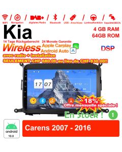 Autoradio Android 12 Kia pour Kia Carens 2007 - 2016