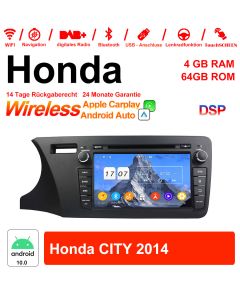 Autoradio/multimédia Android 12.0 pour Honda CITY 2014