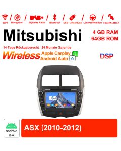 Für Mitsubishi ASX 2010-2012 Built-in CarPlay / Android Auto 8 Zoll Android 12.0 Autoradio / Multimedia 4GB RAM 64GB ROM 