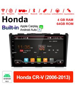 Autoradio/Multimédia Android 12.0 pour Honda CR-V (2006-2013)