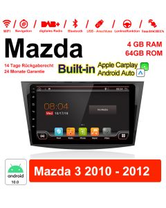 Autoradio / multimédia Android 12 pour Mazda 3 2010-2012