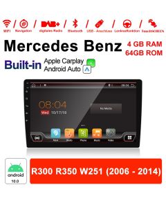 Autoradio/multimédia Android 12 pour Mercedes BENZ R300 R350 W251 2006 - 2014