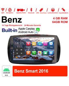 Autoradio / multimédia Android 12 pour Benz Smart 2016