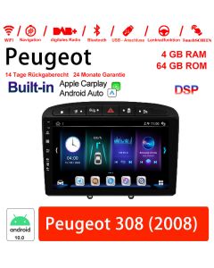 Android 12 Autoradio / Multimédia Pour Peugeot 308 2008