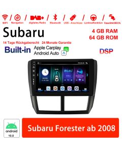 Autoradio / multimédia Android 12 pour Subaru Forester 2008