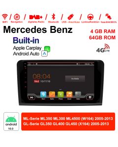 Android 12 Autoradio / Multimedia FürBENZ ML350 ML300 ML450 W164 GL350 GL400 GL450
