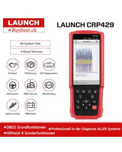 Lancez l'outil de diagnostic de voiture du système complet du scanner X431 CRP429 OBD2