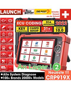 2023 LAUNCH X431 CRP919X Professional Car OBD2 Diagnostic Tool All System ECU Key Coding