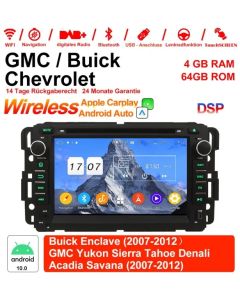 7 Zoll Android 12.0 Autoradio / Multimedia 4GB RAM 64GB ROM Für GMC sierra Yukon Savana Denali/Buick Enclave/Chevrolet HHR Tahoe ... Mit WiFi NAVI