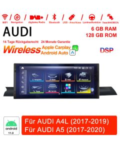 Qualcomm Snapdragon 662 8 Core Android 11.0  Autoradio / Multimedia 6GB RAM 128GB ROM Für AUDI A4L 2017-2019/AUDI A5 2017-2020 Built-in CarPlay