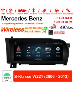 Autoradio/Multimédia Android 12 pour Benz Classe S W221 2006-2013