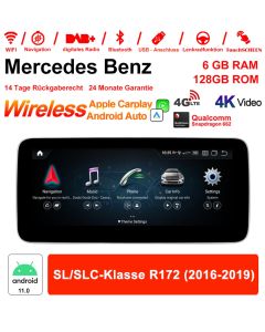 Autoradio/multimédia Android 12 pour Benz SL/SLC classe R172 2016-2019