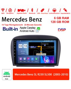 Autoradio Android 12 pour Mercedes Benz SL R230 SL500 2005-2010